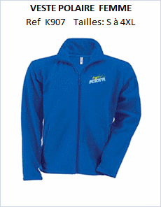 veste polaire f